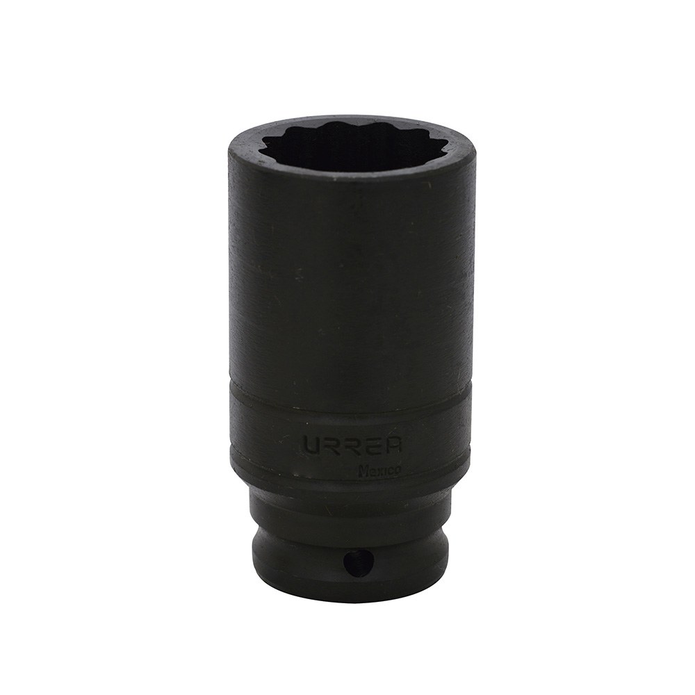 Dado de impacto largo cuadro de 1/2", 12 puntas, métrico, 21 mm Urrea
