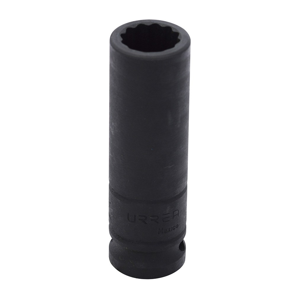 Dado de impacto largo cuadro de 1/2", 12 puntas, en pulgadas, 11/16" Urrea