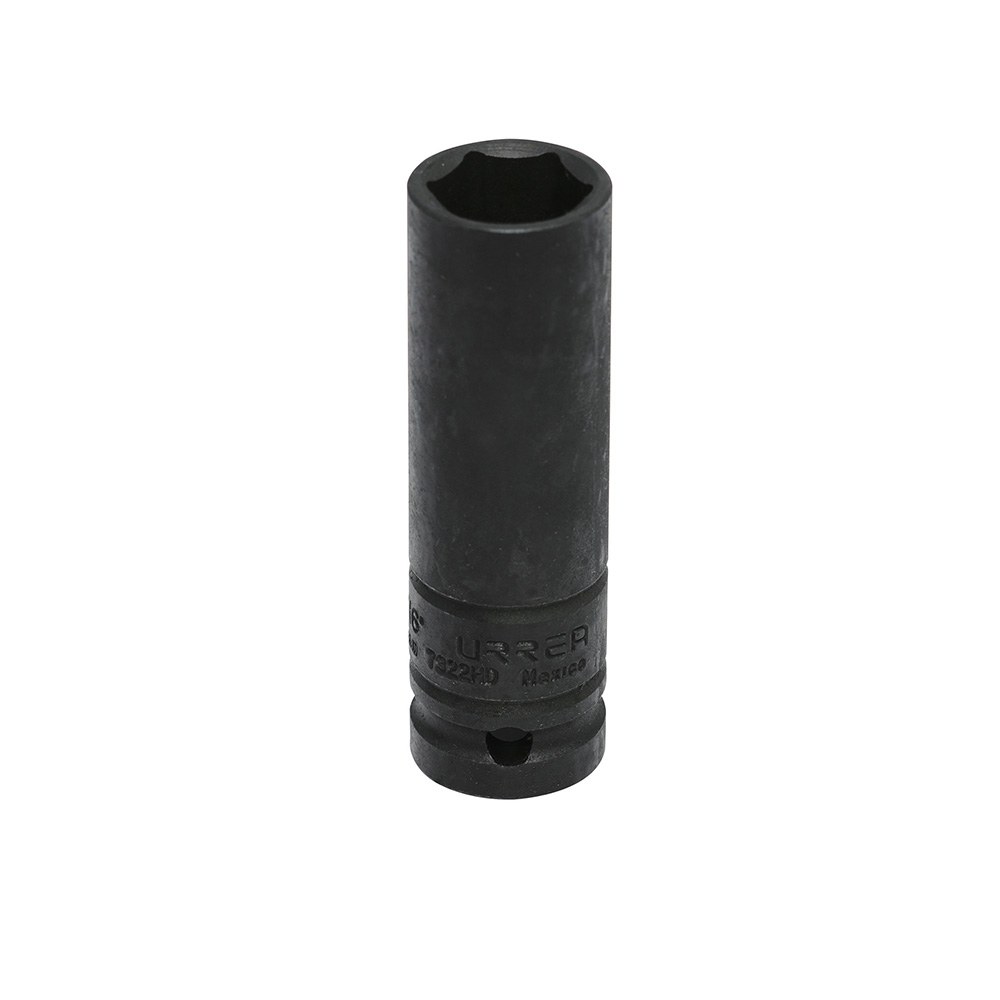 Dado de impacto pared delgada cuadro de 1/2", 6 puntas, en pulgadas, 11/16" Urrea