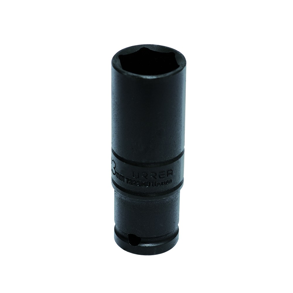 Dado de impacto pared delgada cuadro de 1/2", 6 puntas, métrico, 23 mm Urrea