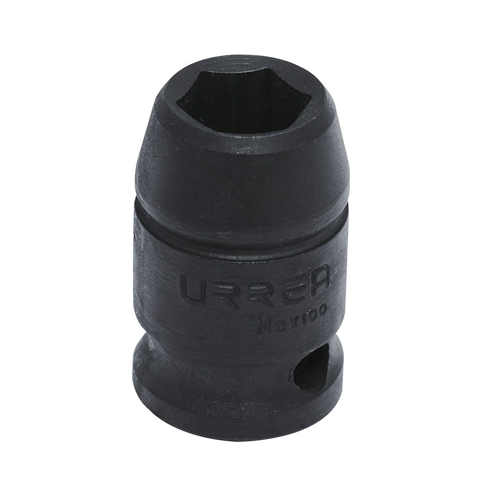 Dado de impacto cuadro de 1/2", 6 puntas, en pulgadas, 3/8" Urrea