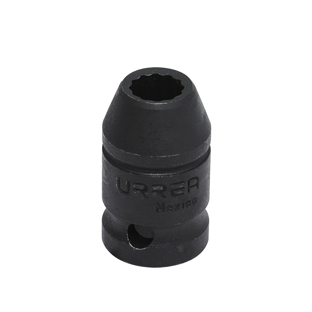 Dado de impacto cuadro de 1/2", 12 puntas, en pulgadas, 1/2" Urrea