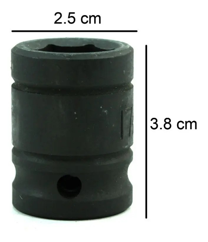 Dado de impacto cuadro de 1/2", 6 puntas, métrico, 16 mm Urrea - Imagen 4