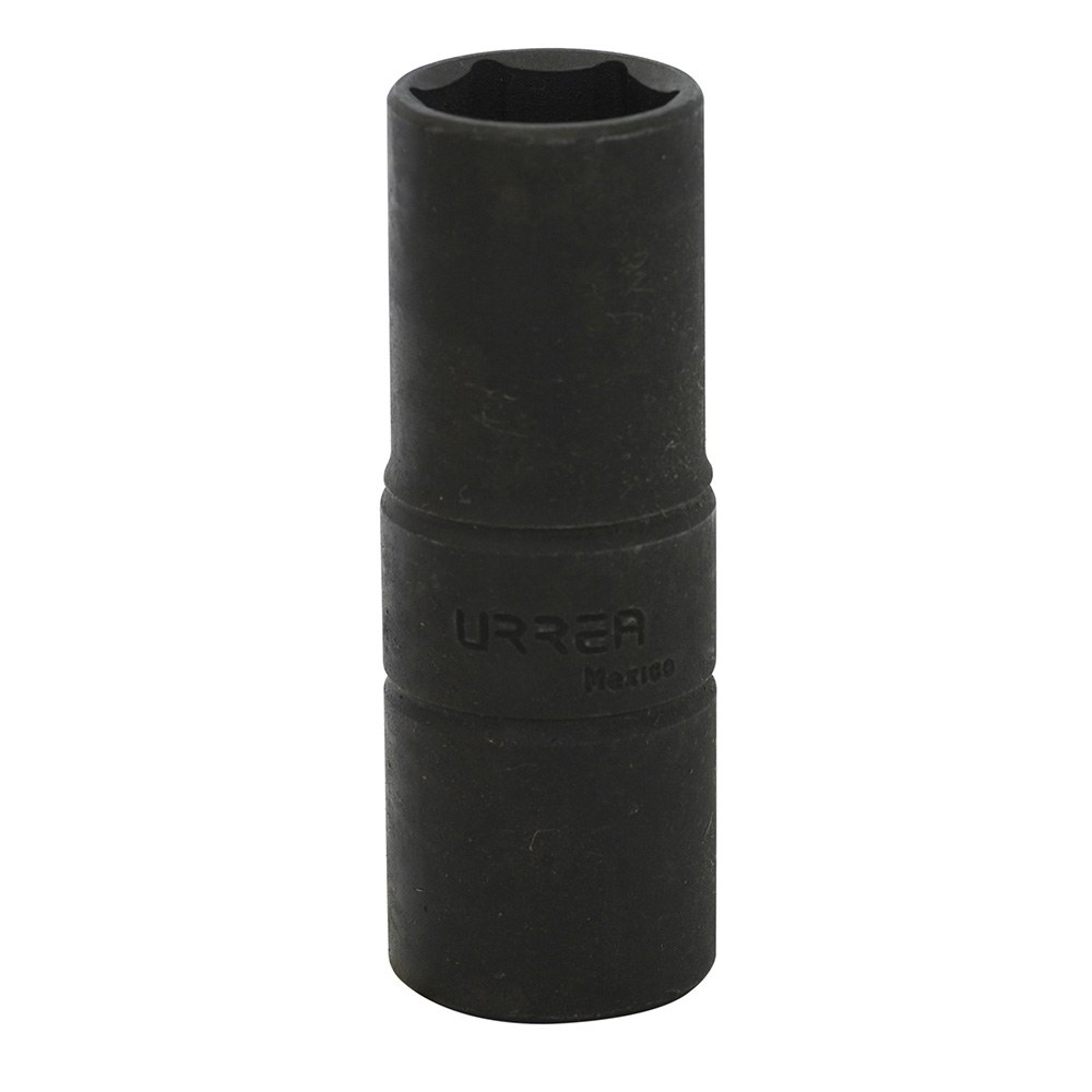 Dado de impacto largo doble boca métrico cuadro de 1/2", 19 x 21 mm Urrea