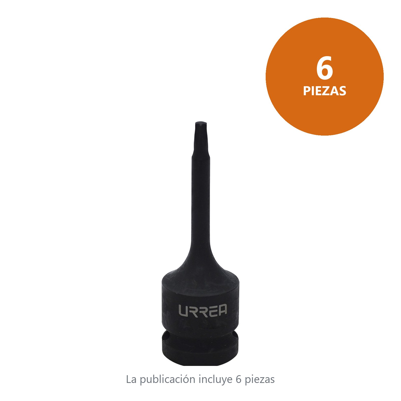 Dado de impacto con punta torx cuadro de 1/2", T60 Urrea - Imagen 3