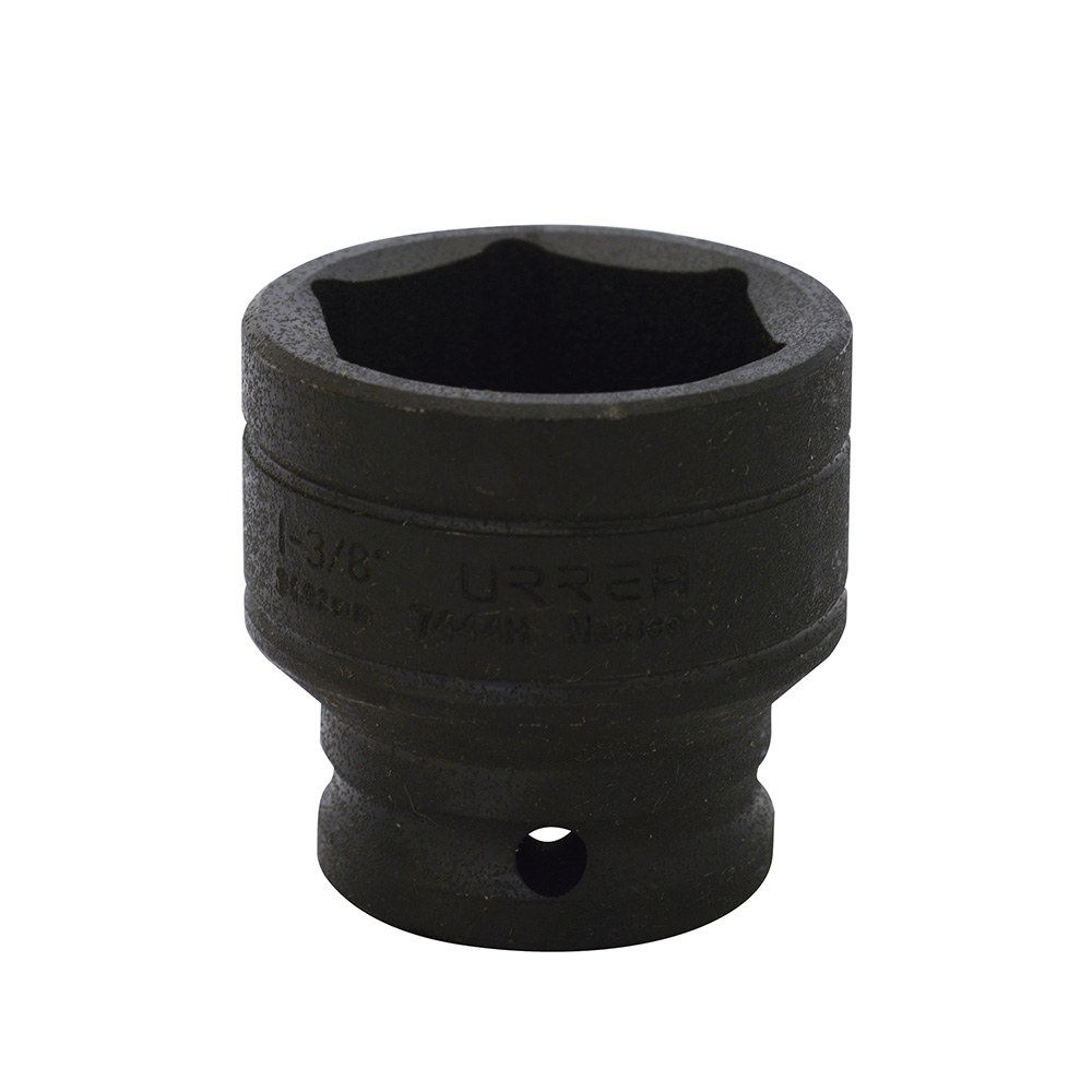 Dado de impacto cuadro de 1/2", 6 puntas, en pulgadas, 1-3/8" Urrea