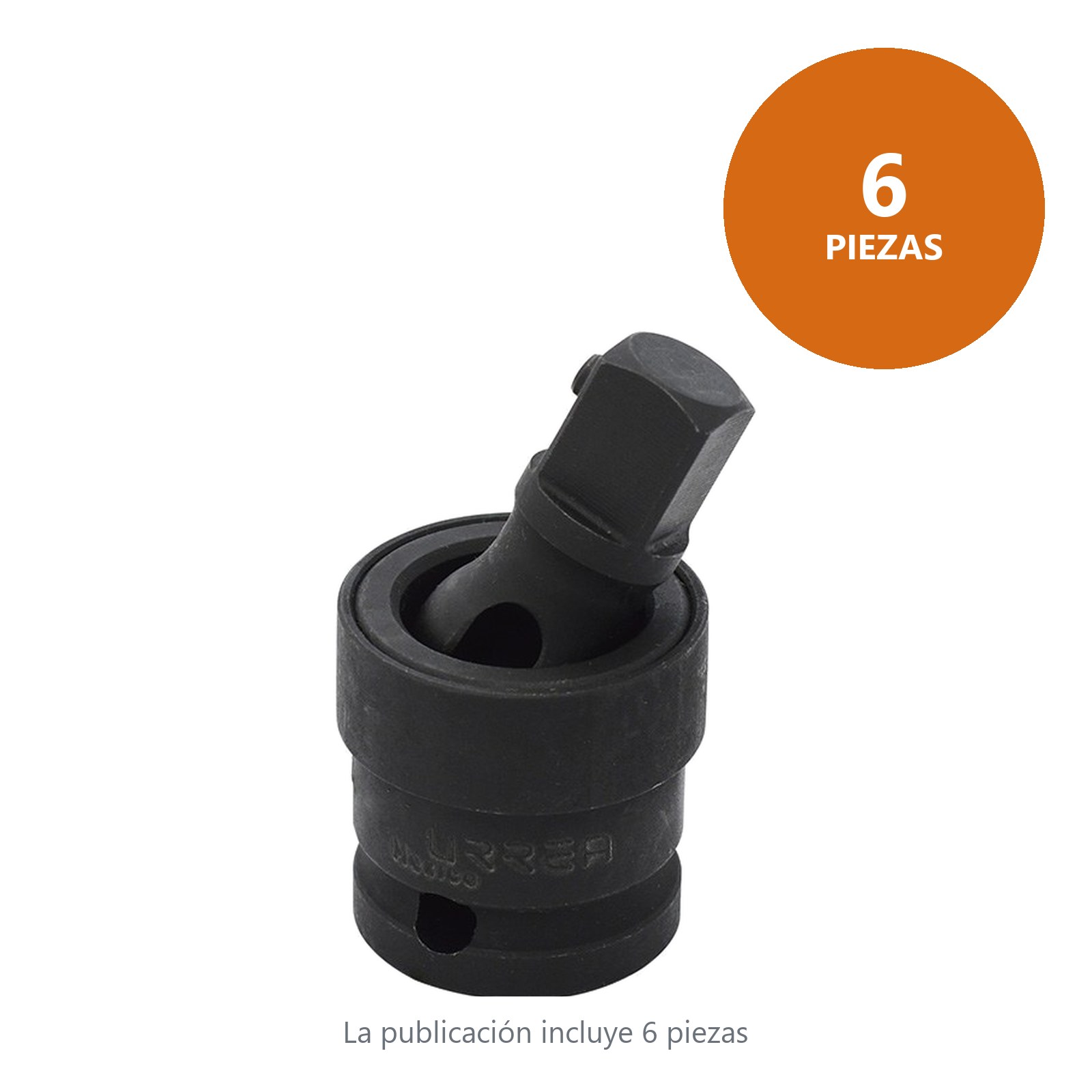 Nudo universal para dado de impacto con perno cuadro de 1/2", 2-3/8" Urrea - Imagen 2