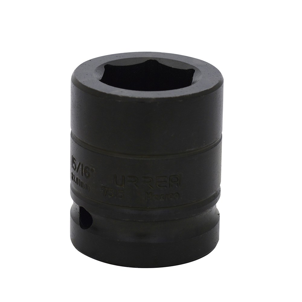 Dado de impacto cuadro de 3/4", 6 puntas, en pulgadas, 15/16" Urrea