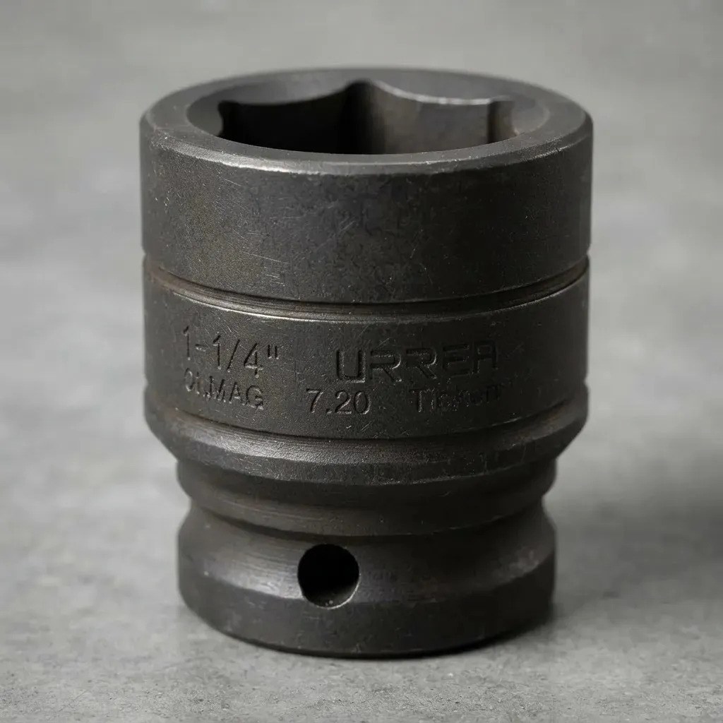 Dado de impacto cuadro de 3/4", 6 puntas, en pulgadas, 1-1/4" Urrea - Imagen 3