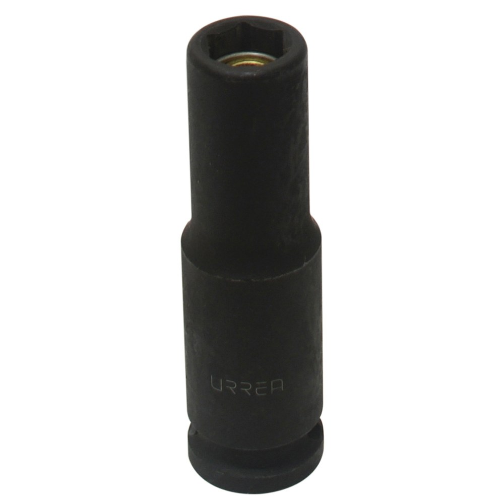 Dado de impacto largo con imán cuadro de 3/8", 6 puntas, en pulgadas, 3/8" Urrea