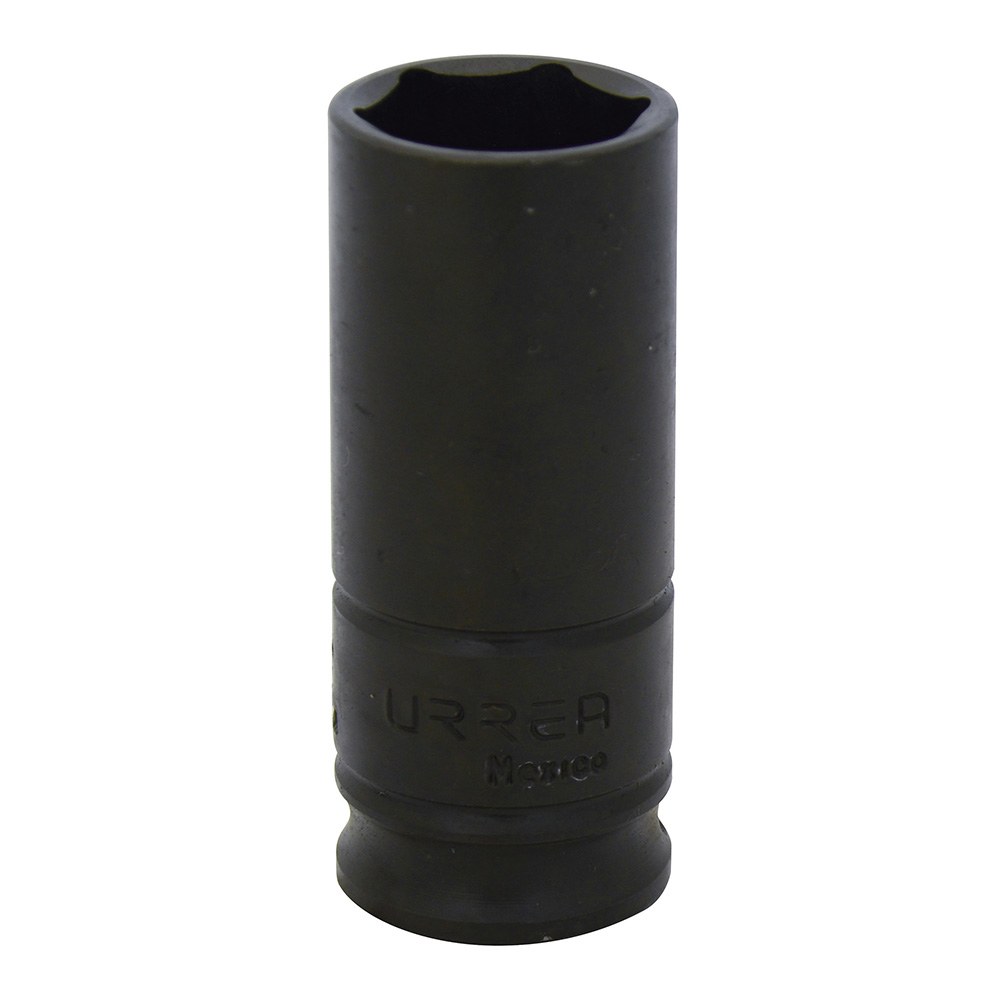 Dado de impacto largo cuadro de 3/8", 6 puntas, en pulgadas, 1/2" Urrea