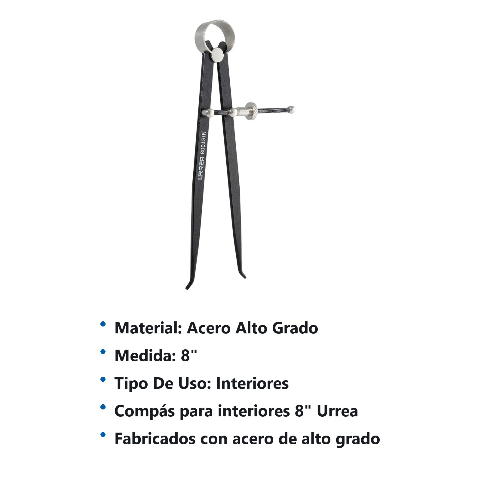 Compás para medición interior 8" Urrea - Imagen 3