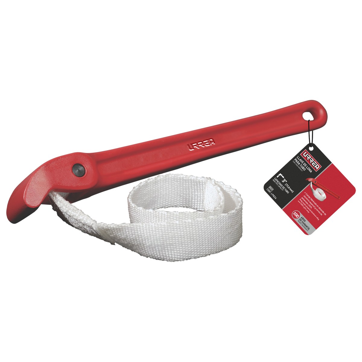 Llave de lona para tubos de 3" Urrea - Imagen 2