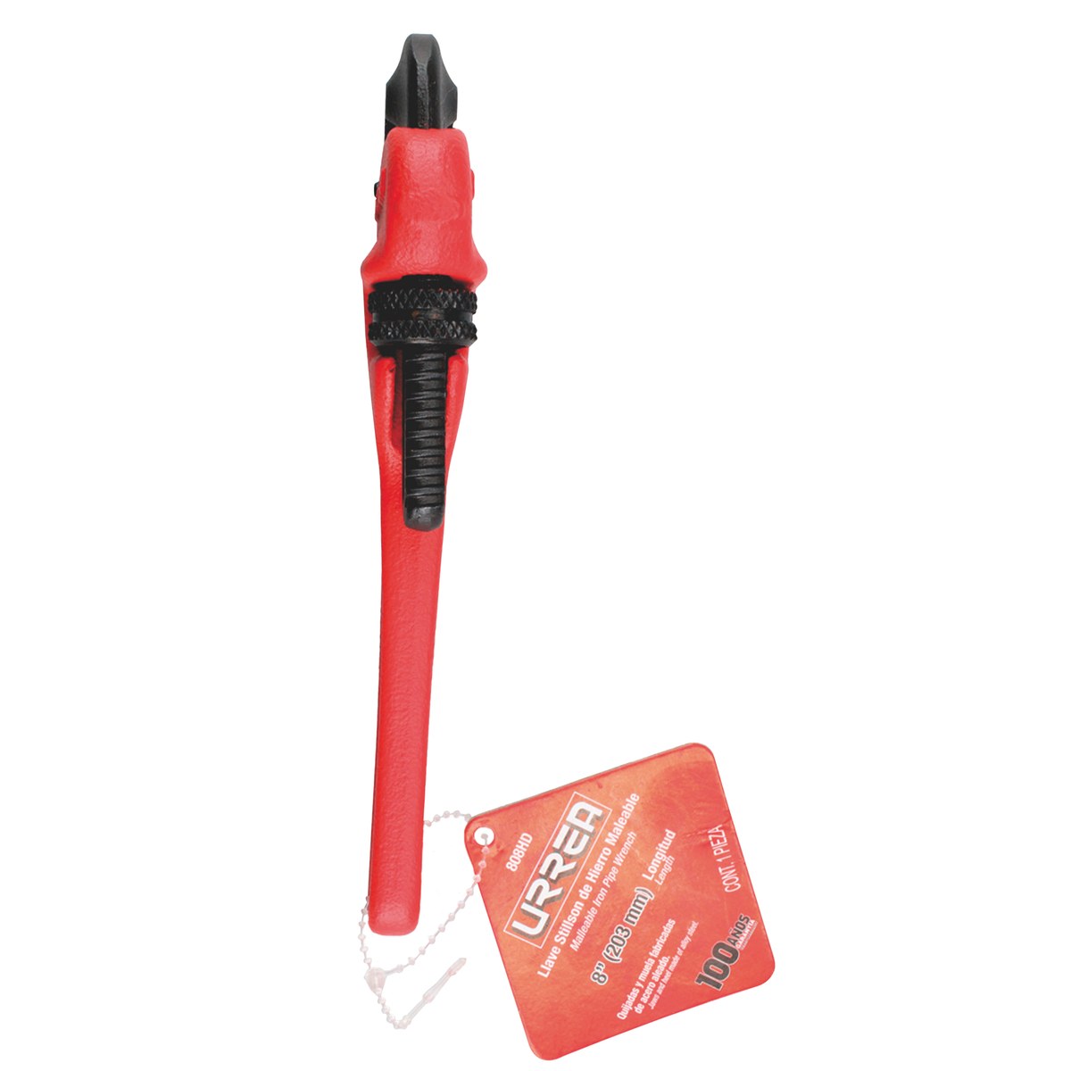 Llave stillson de hierro maleable de 12" Urrea - Imagen 3