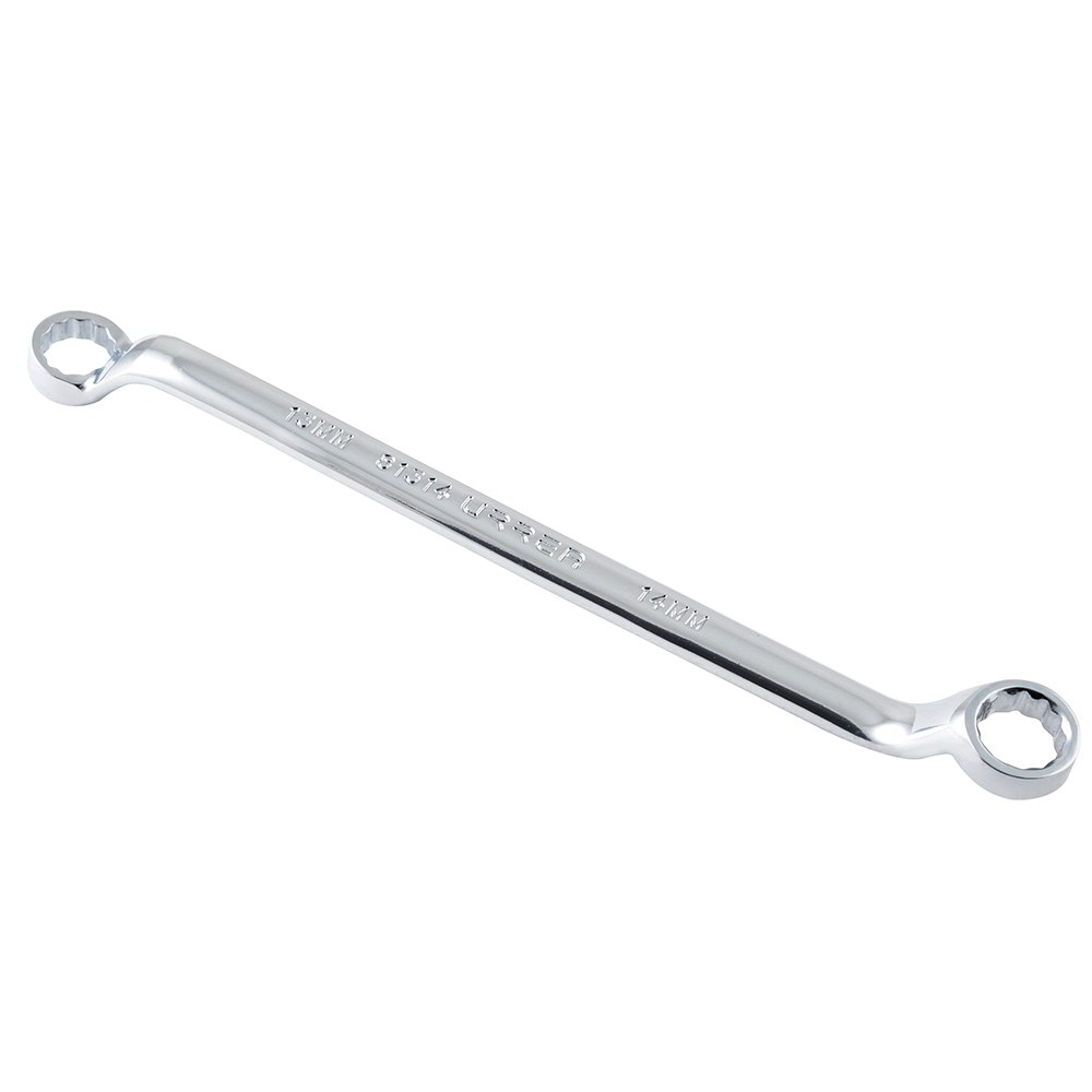 Llave de estrías pulido espejo de 45° métrica, 12 puntas, 13 x 14 mm Urrea
