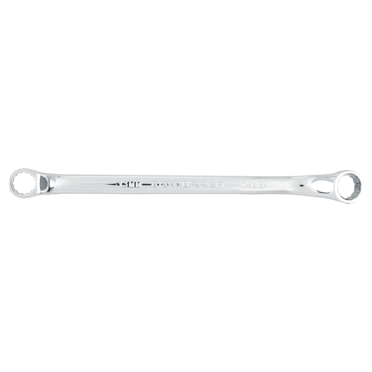 Llave de estrías pulido espejo de 45° métrica, 12 puntas, 13 x 14 mm Urrea - Imagen 2