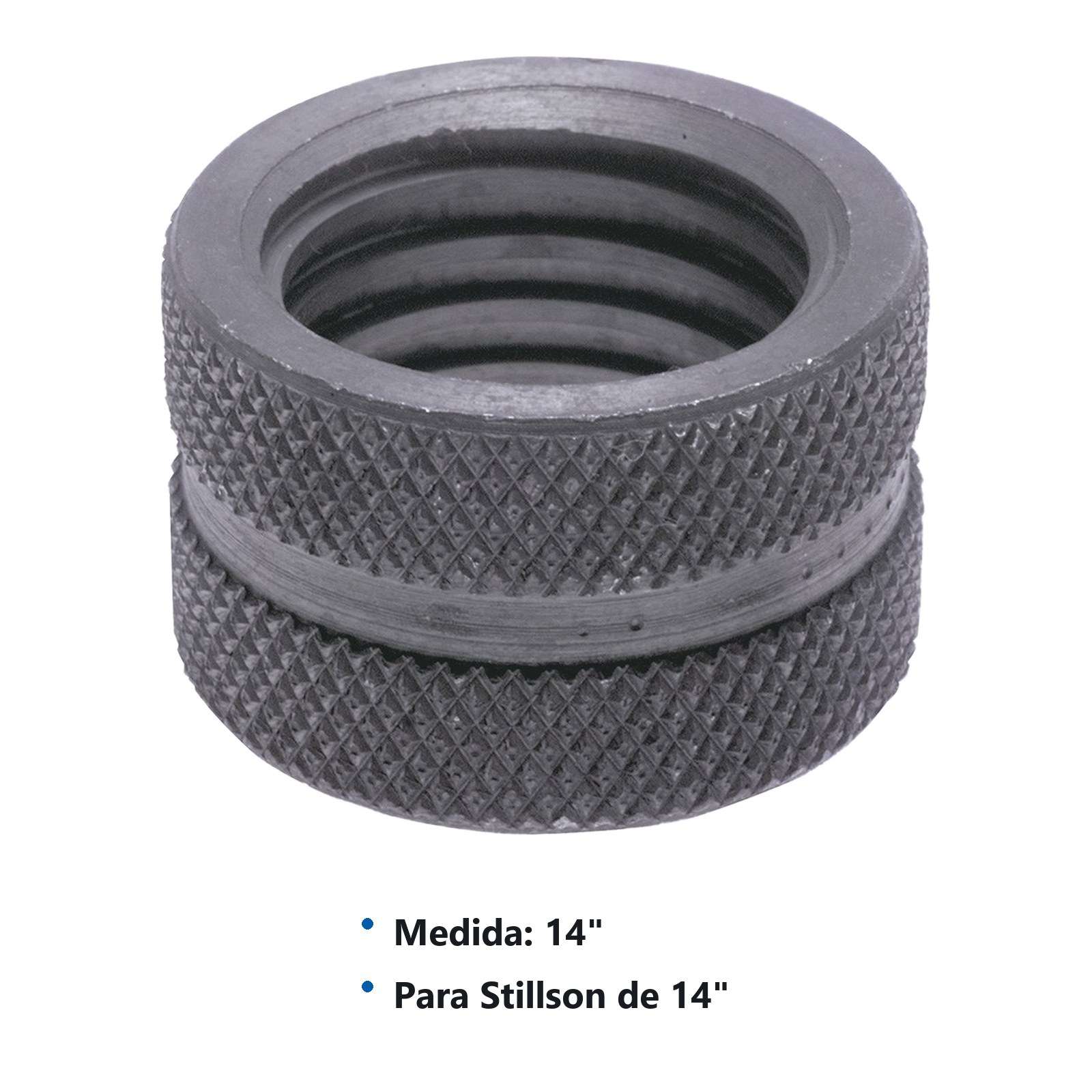 Repuesto de rodillo moleteado para llave Stillson 814HD, 814A Urrea - Imagen 2