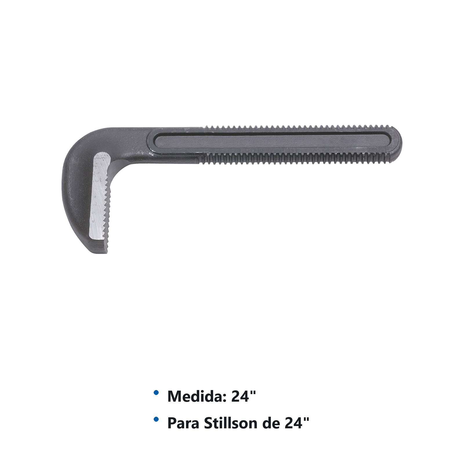 Repuesto de quijada móvil para llave Stillson 824HD, 824A Urrea - Imagen 2