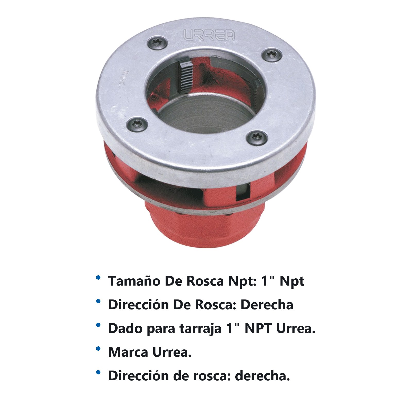 Dado para tarraja de 1" NPT Urrea - Imagen 2
