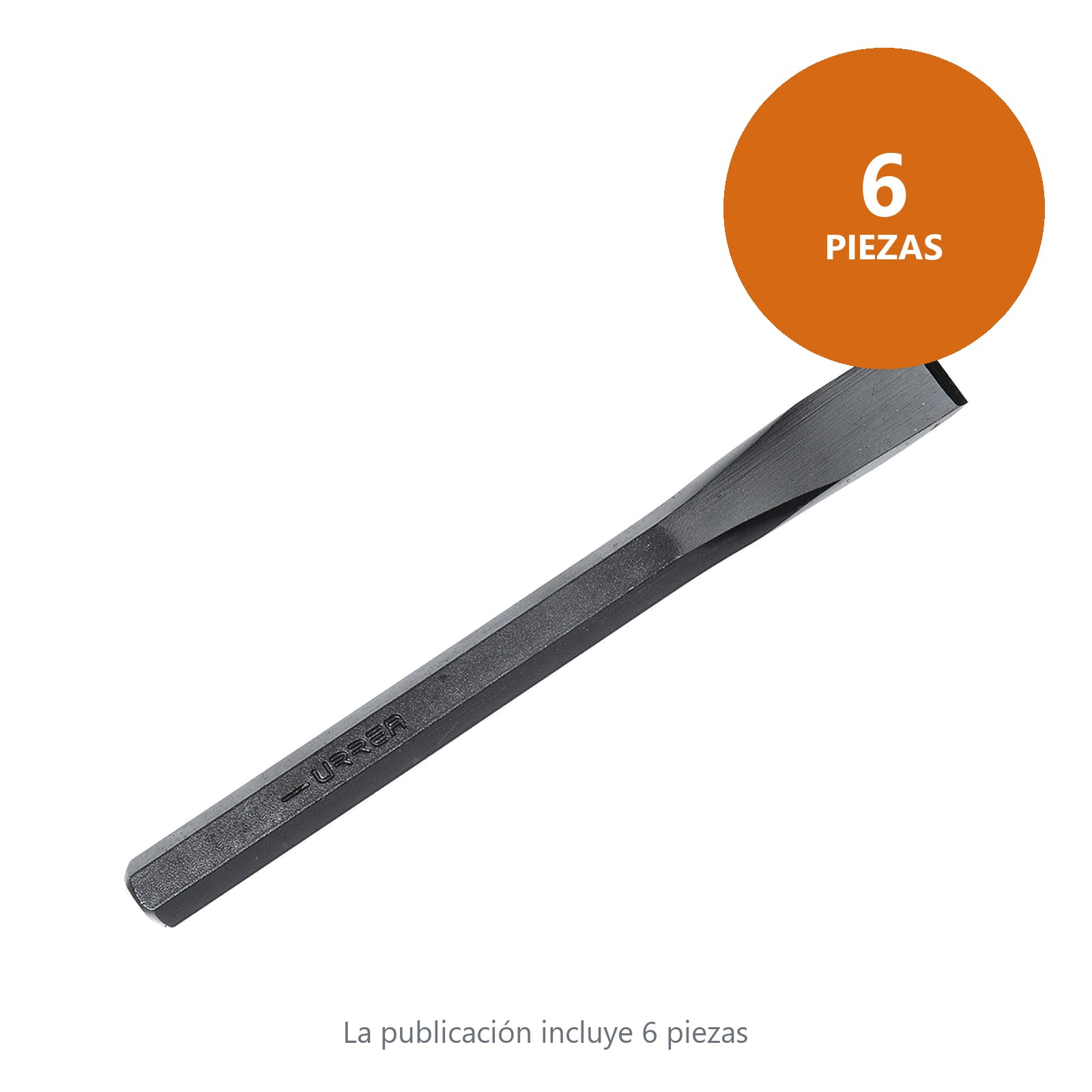 Cincel corta frío 1", 8-1/4" Urrea - Imagen 2