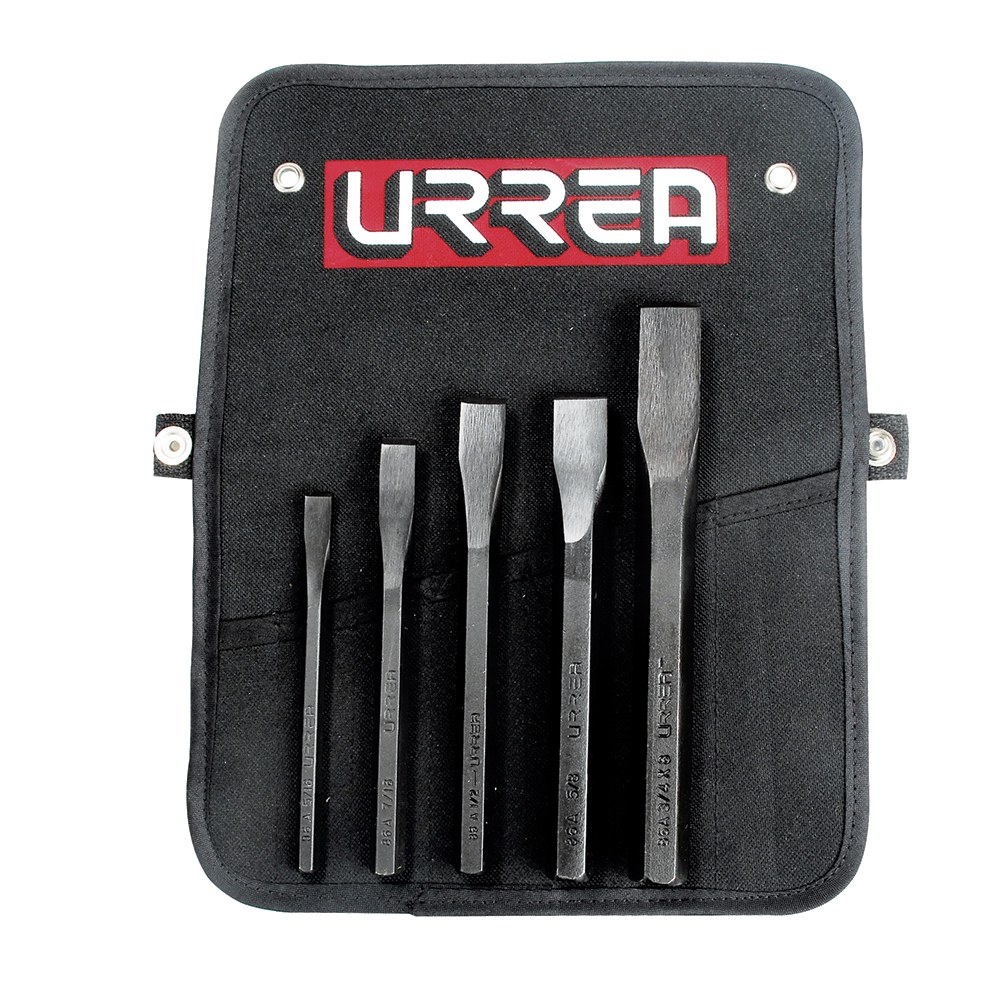 Juego combinado de cinceles corta frío, 5 piezas Urrea