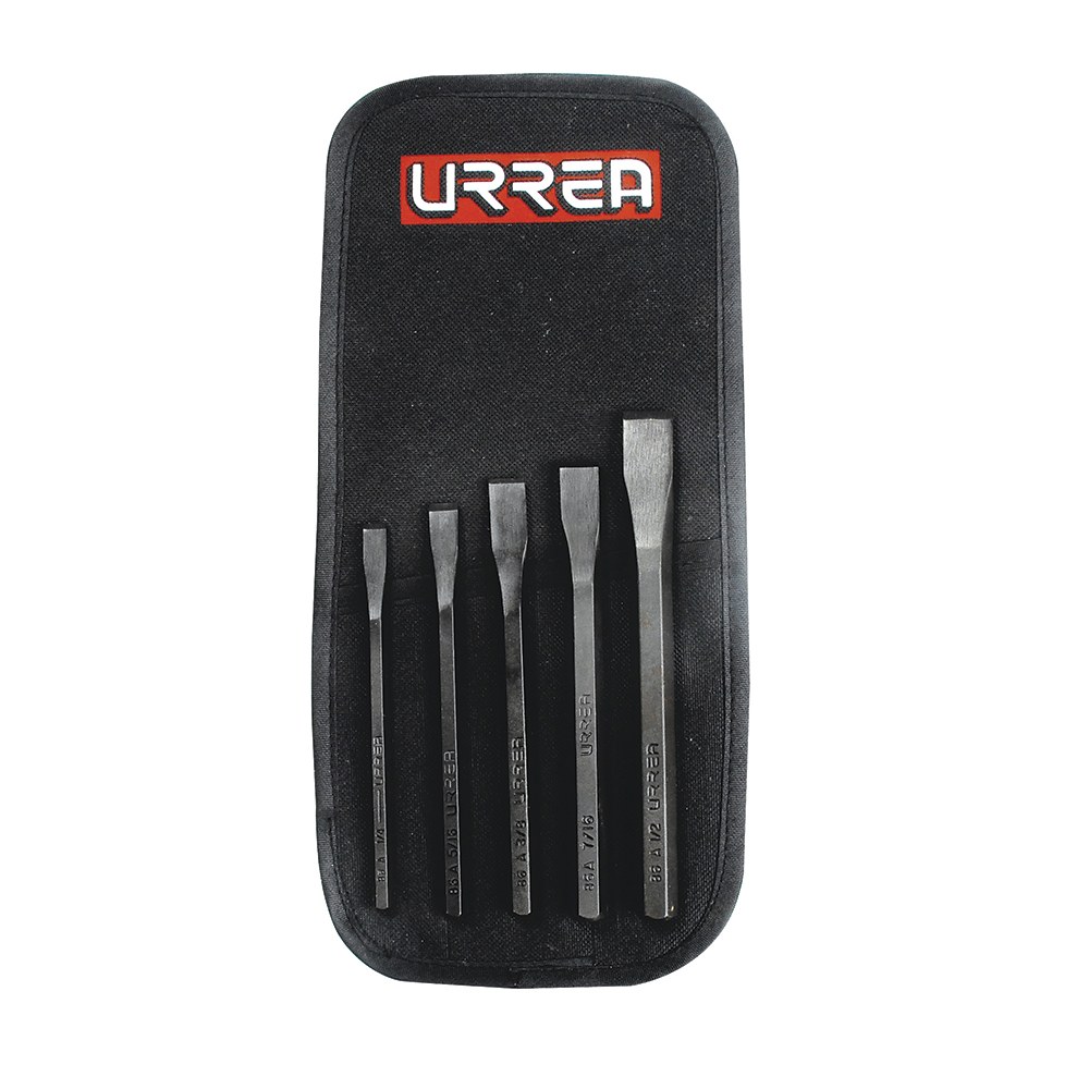 Juego combinado de cinceles corta frío, 5 piezas Urrea