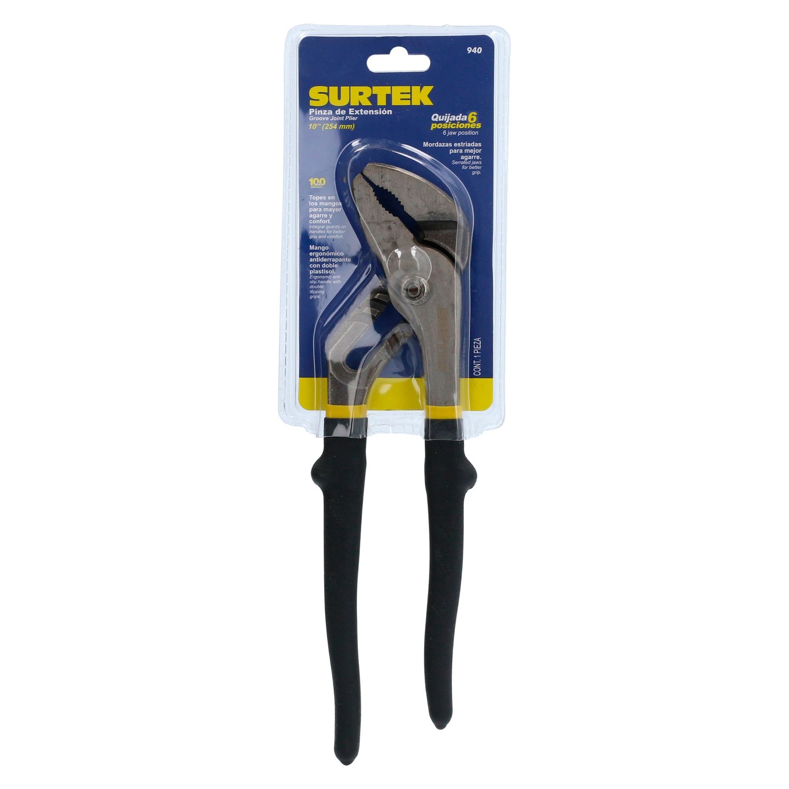 Pinza de extensión de 10 posiciones de 10" Surtek - Imagen 2