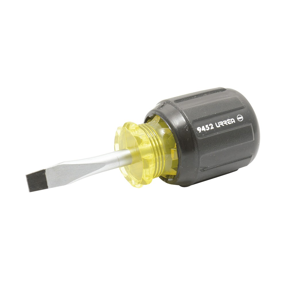 Destornillador con mango cushion grip, tipo trompo punta cab barra redonda 1/4" x 1-1/2" Urrea