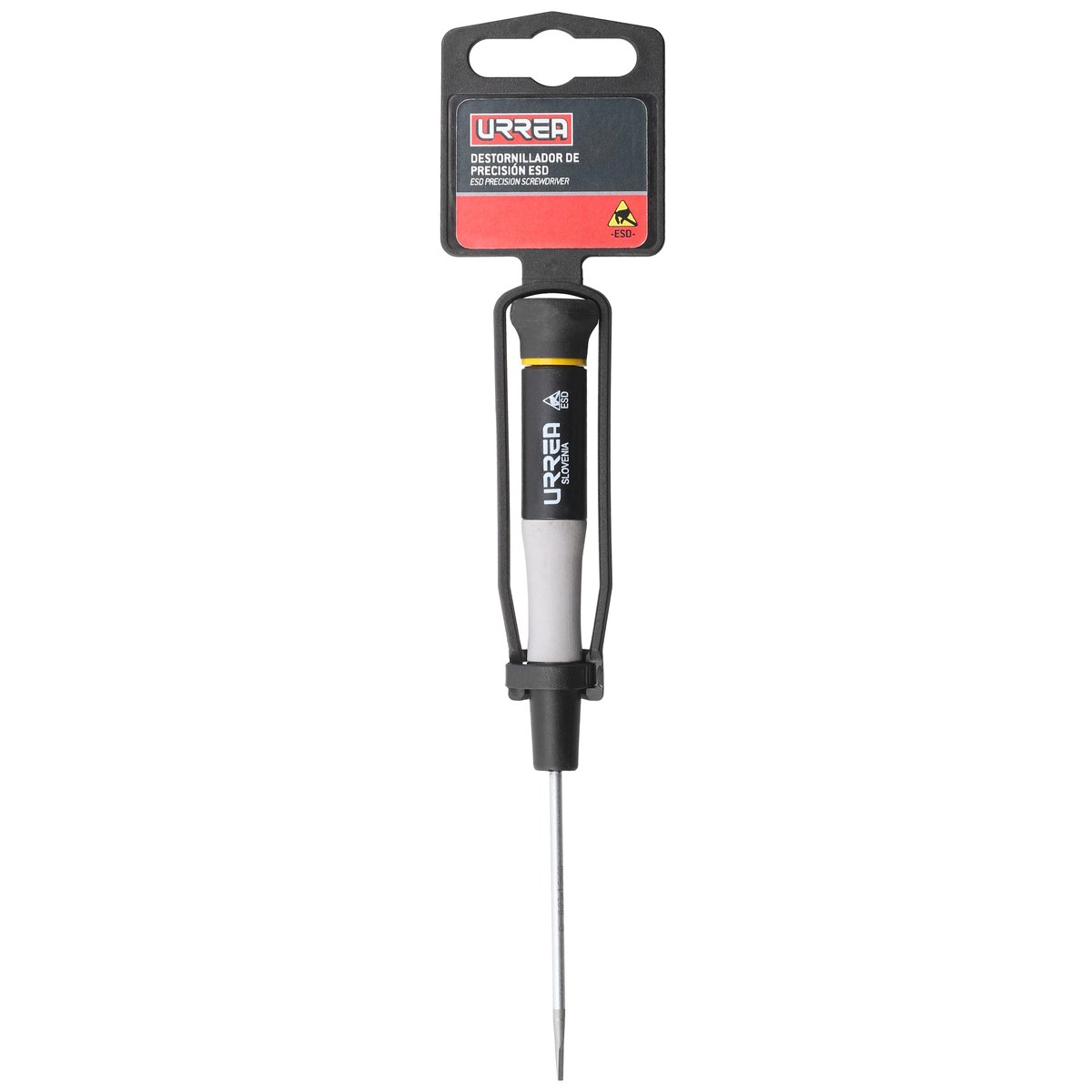 Destornillador de precisión ESD anti-estáticos, punta plana 1/16" x 2-3/8" Urrea - Imagen 2