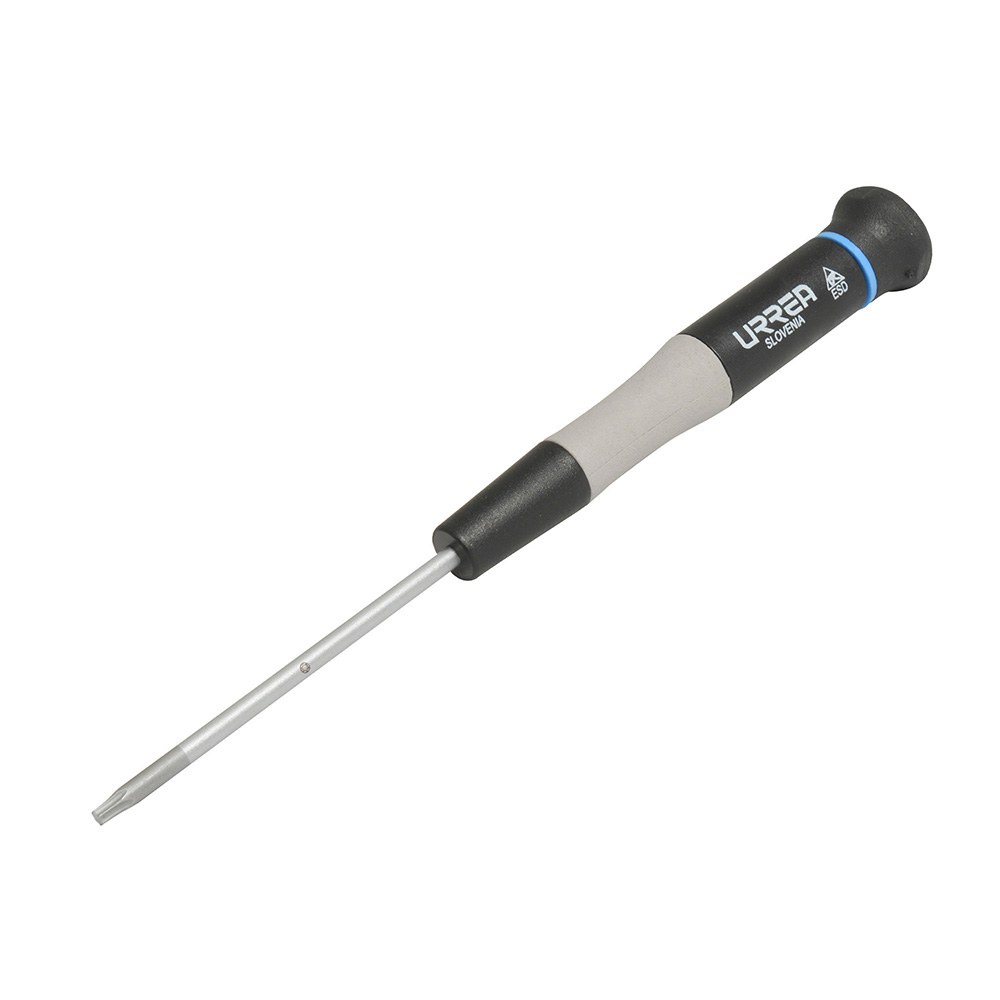 Destornillador de precisión ESD anti-estáticos, punta Torx  T10 x 3-5/32" Urrea