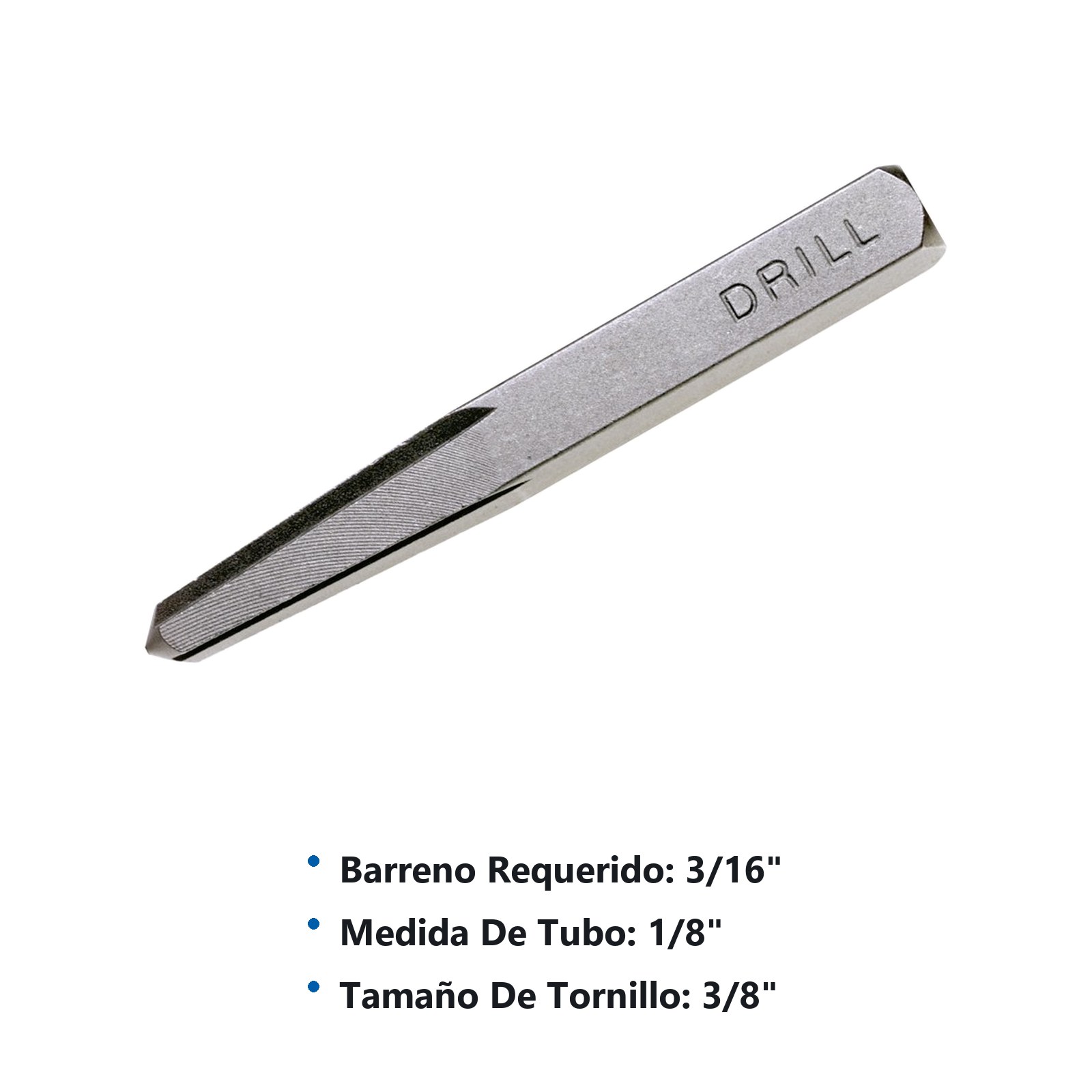 Extractor recto para tornillos y tubos 3/16" x 5/8" Urrea - Imagen 3