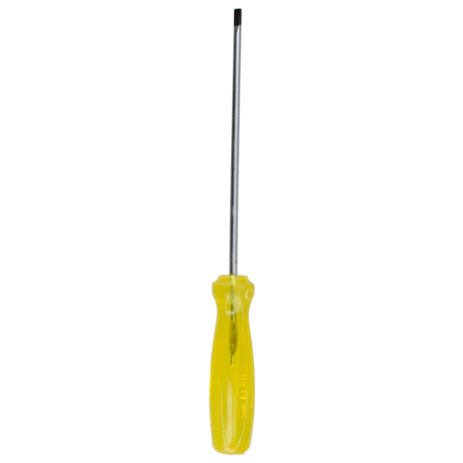 Destornillador con mango ámbar, punta cabinet barra redonda 1/8" x 4" Urrea - Imagen 4