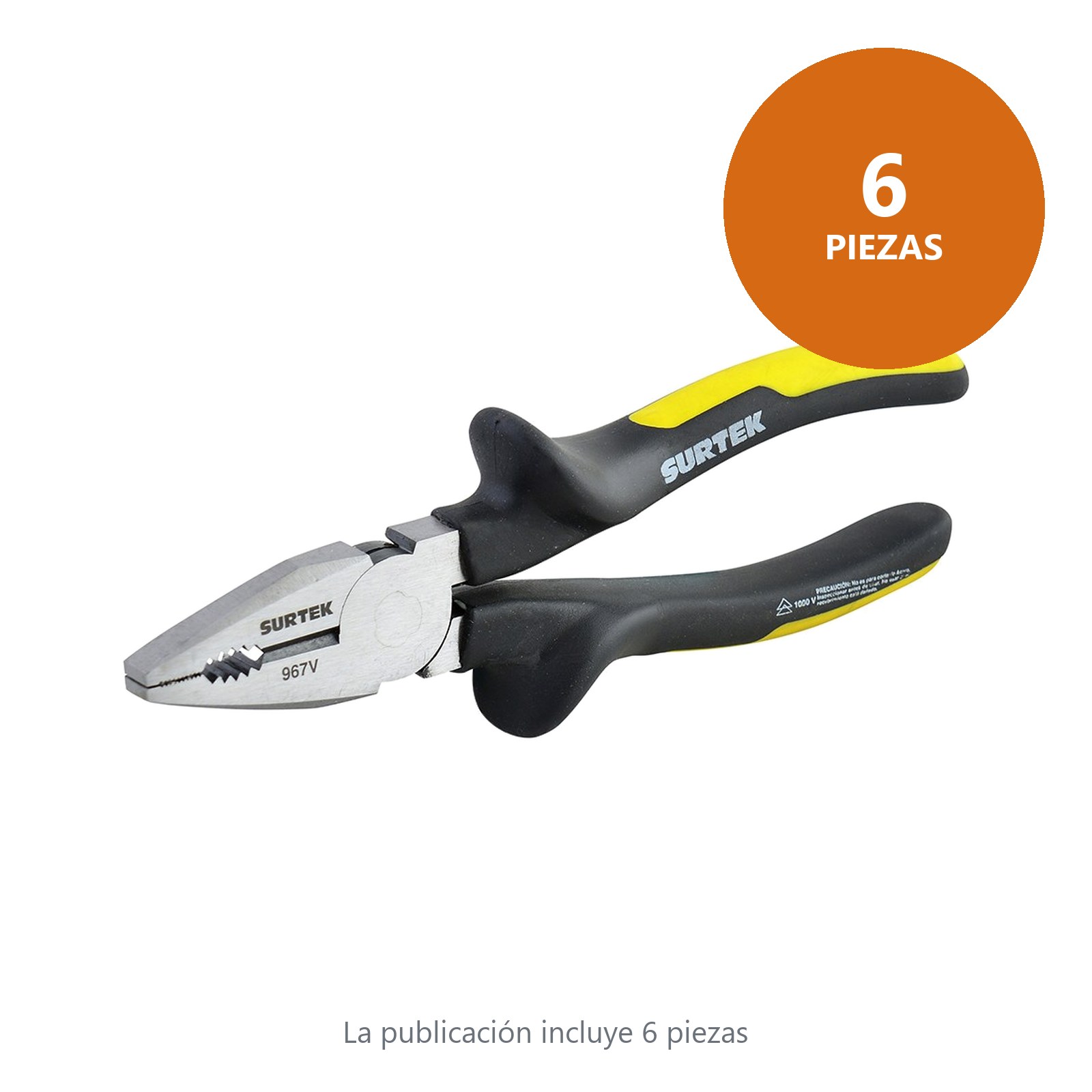 Pinza de 1000 V de 7" universal Surtek - Imagen 3