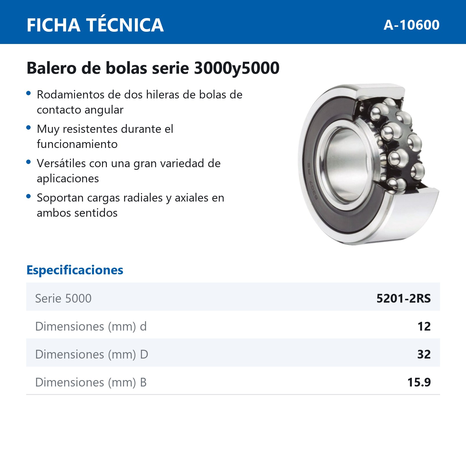 BALERO 5201-2RS - Imagen 2