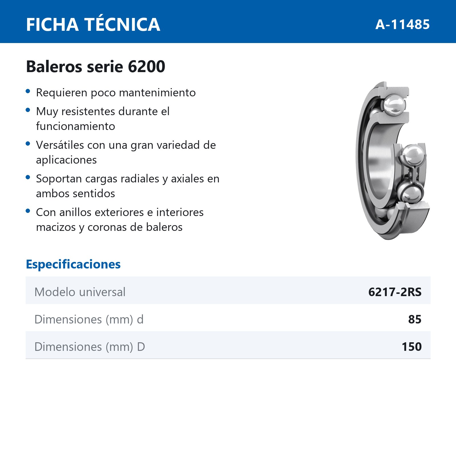 BALERO 6217-2RS - Imagen 2