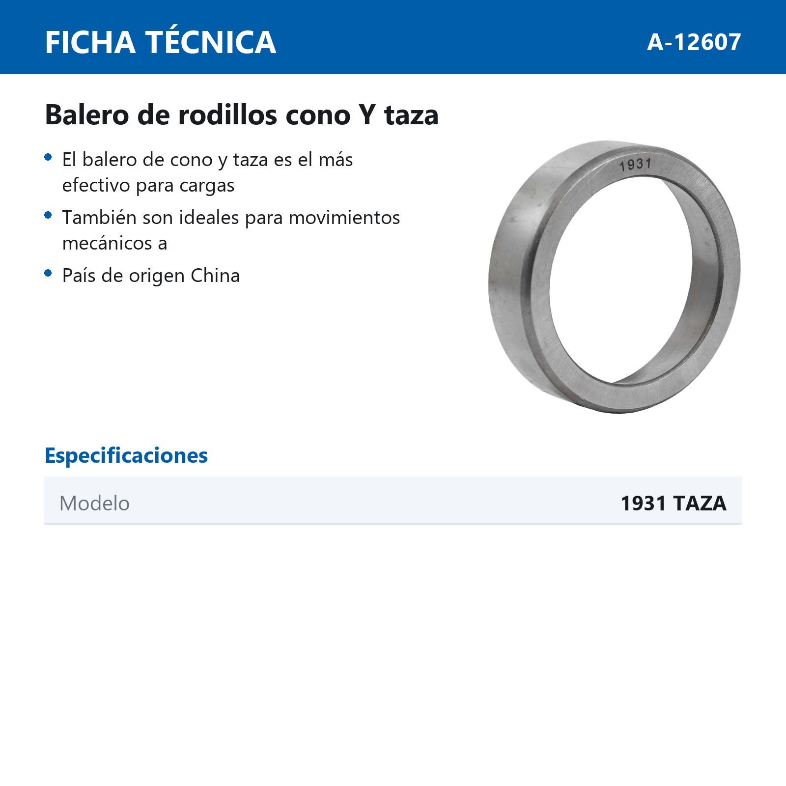 1931 TAZA - Imagen 3