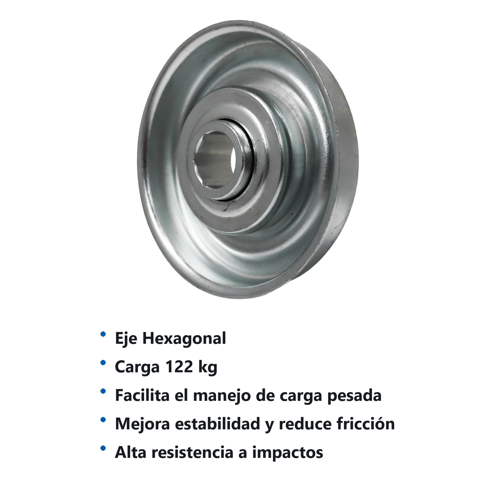 BALERO 3139 PARA TRANSPORTADOR 2-1/2 X 2-21/64 X 7/16 HEXAGONAL - Imagen 3