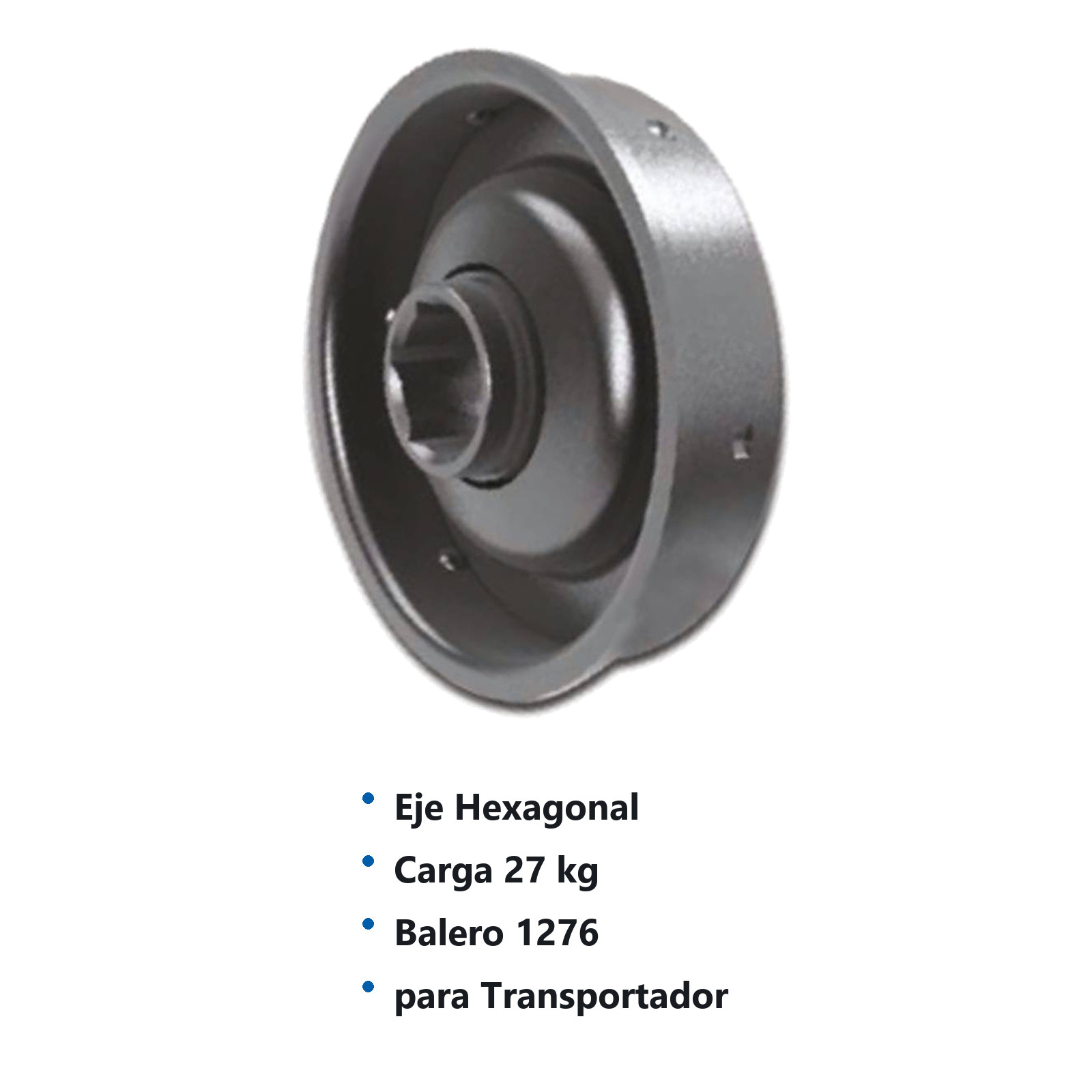 BALERO 1276 PARA TRANSPORTADOR  1-3/8 X 1-9/32 X 5/16 HEXAGONAL - Imagen 2