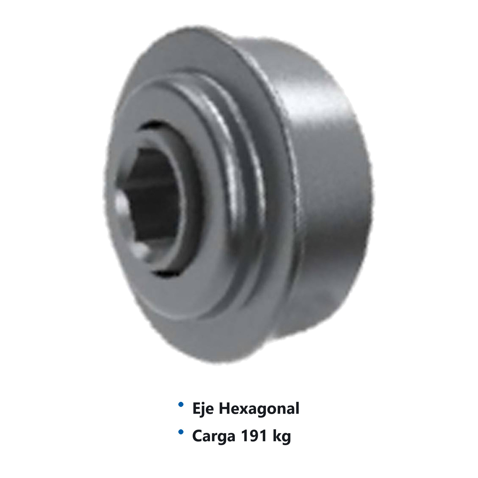 BALERO 2500 PARA TRANSPORTADOR 2-7/16 X 2-17/64 X 11/16" HEXAGONAL - Imagen 2