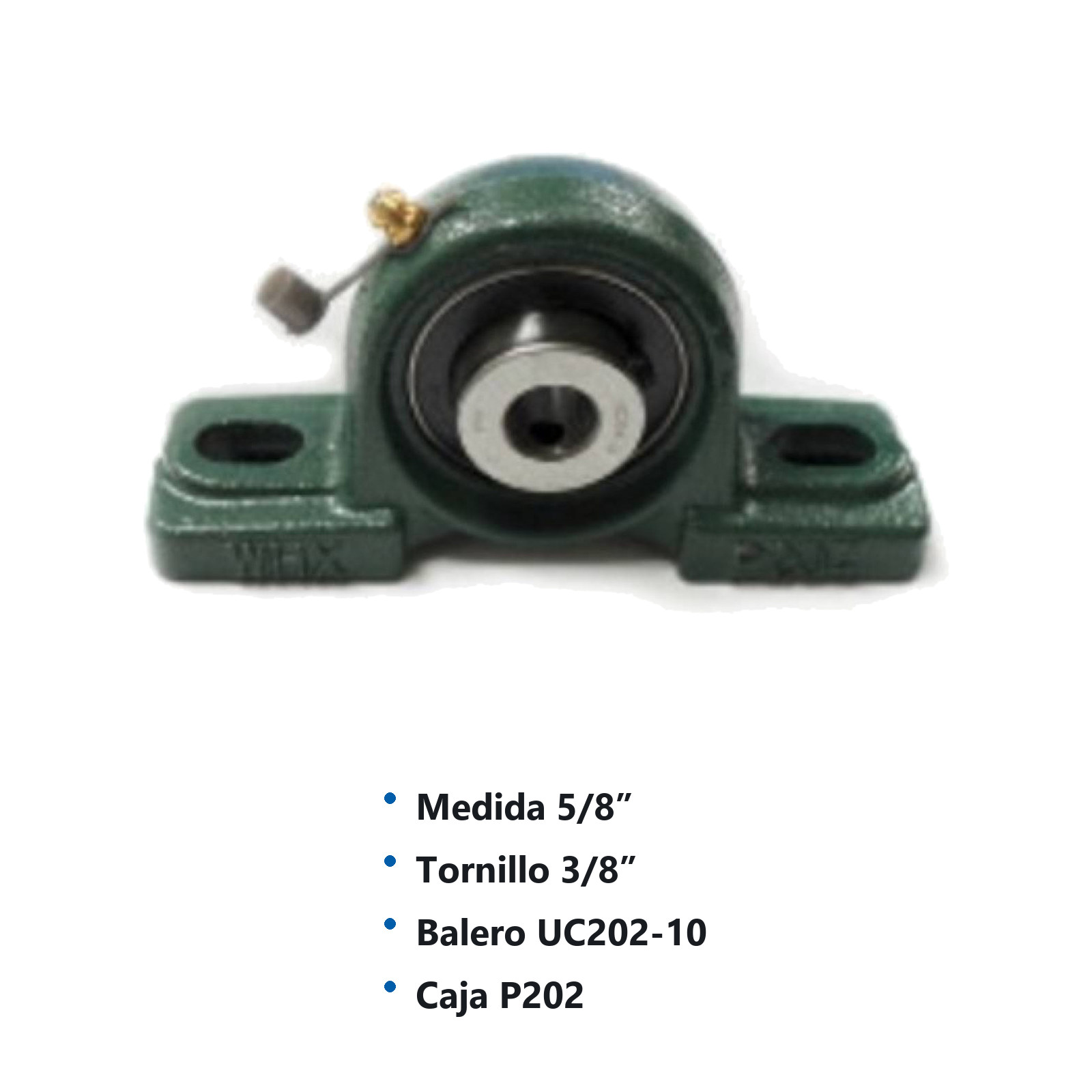 CHUMACERA DE PISO  UCP202-10 5/8" (GRANEL) - Imagen 2