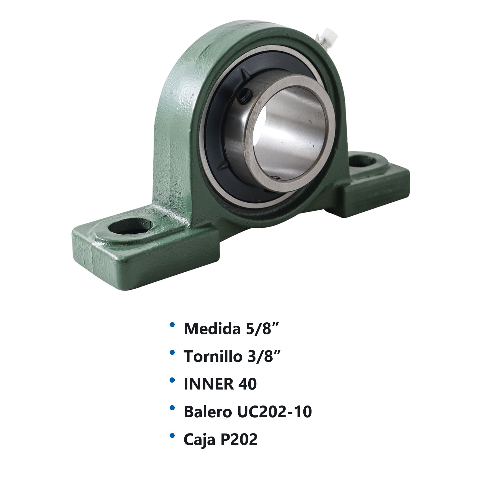CHUMACERA DE PISO  UCP202-10 5/8" - Imagen 3
