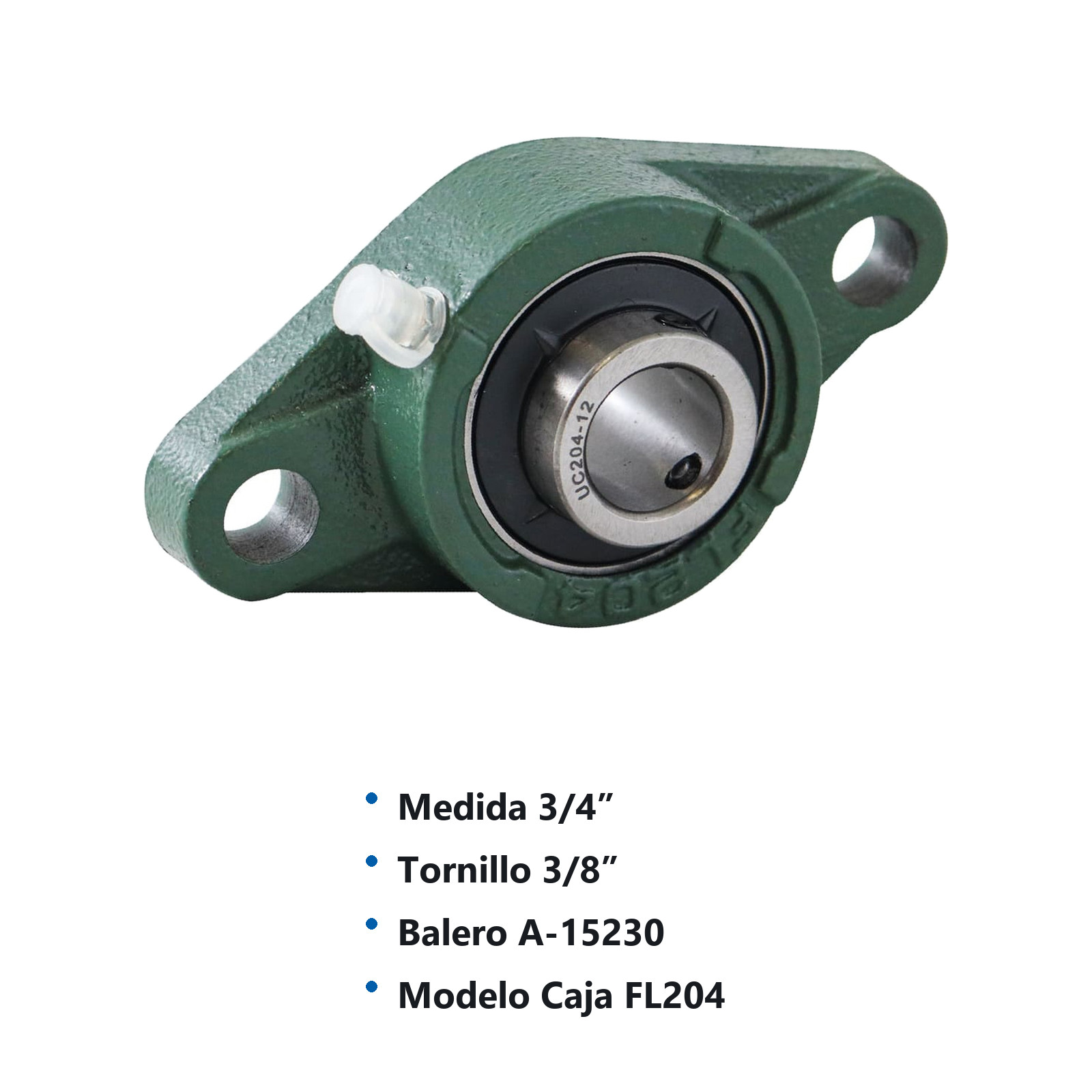 CHUMACERA DE PARED  2T.    UCFL204-12 3/4" - Imagen 3