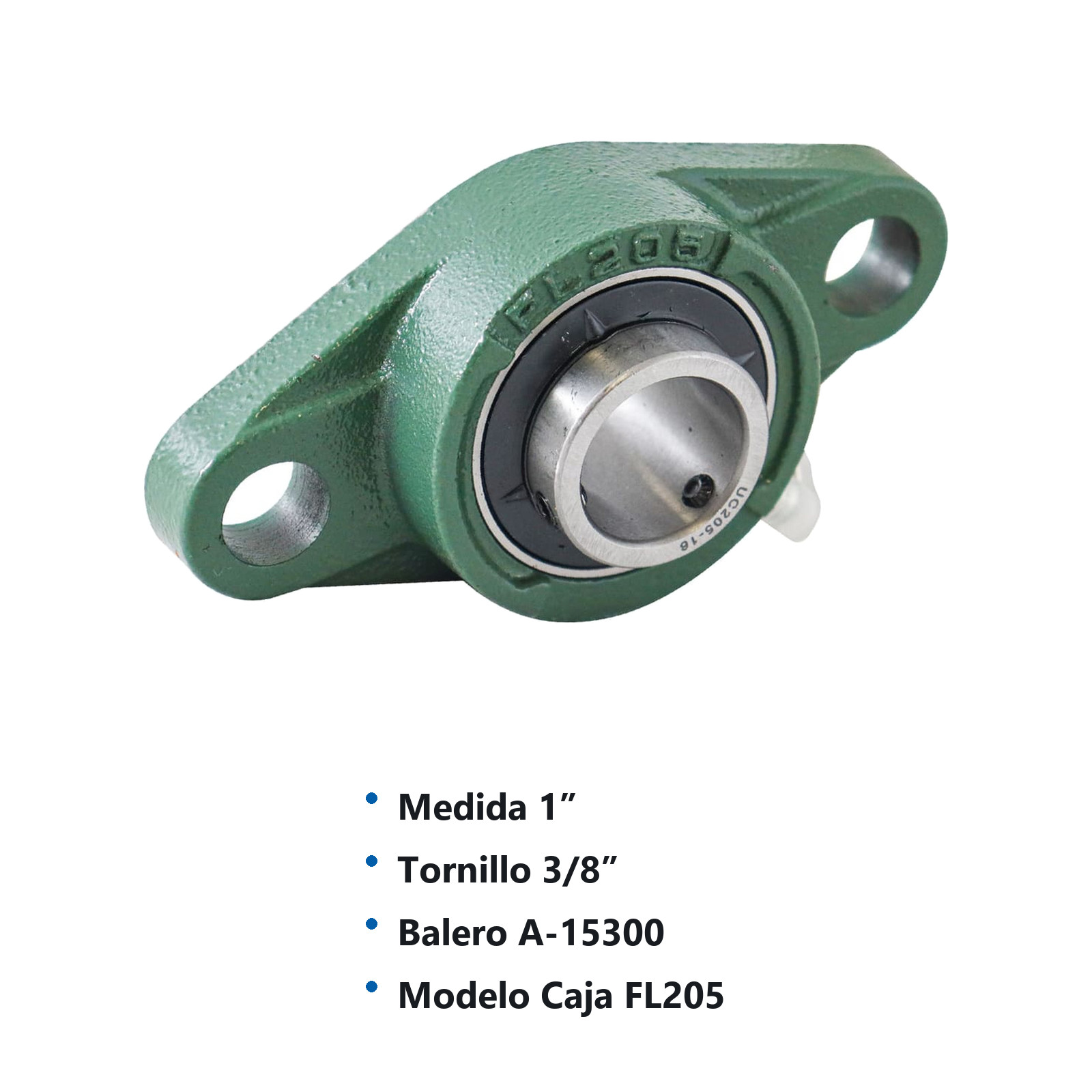 CHUMACERA DE PARED  2T.    UCFL205-16 1" - Imagen 3
