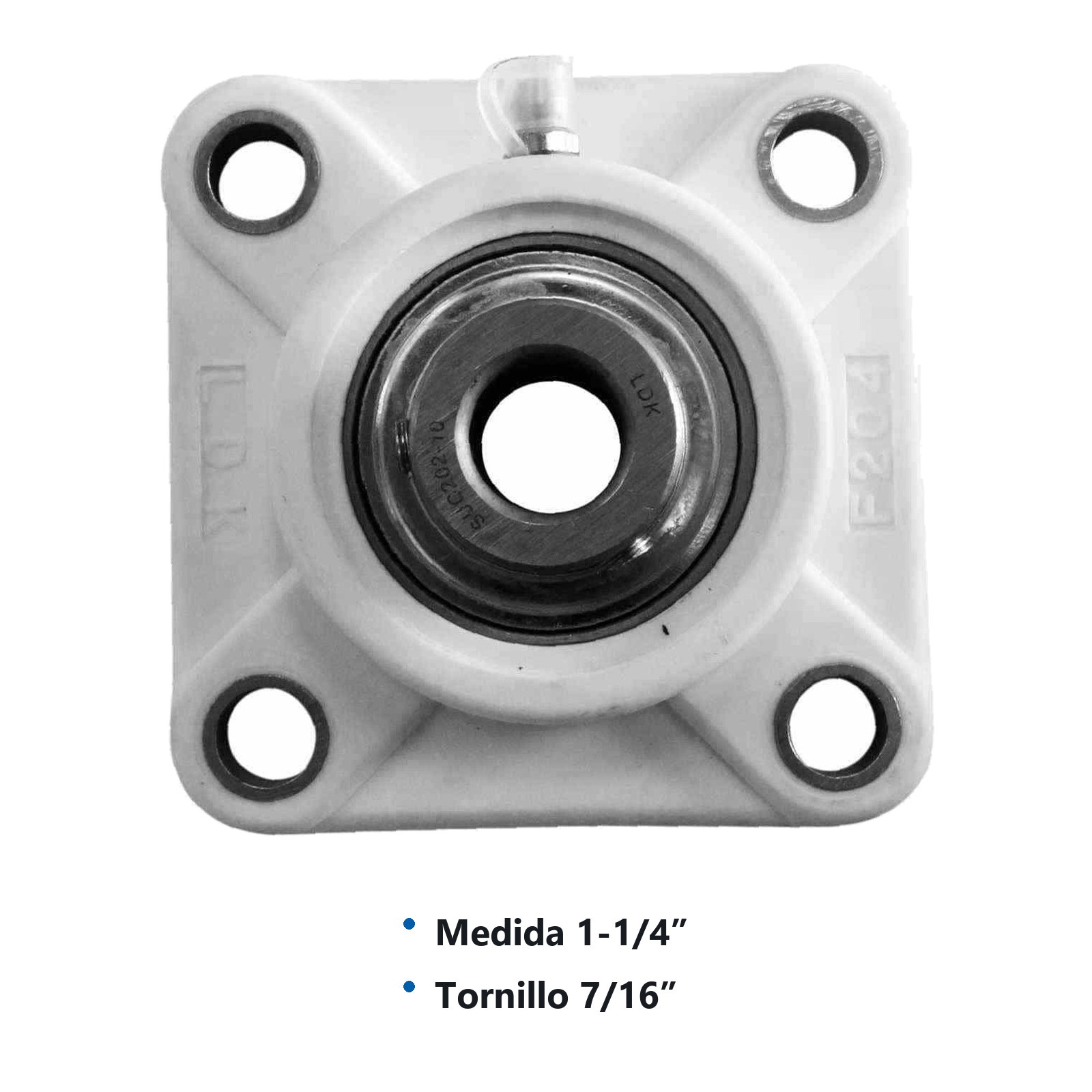CHUMACERA DE PARED  4T.    UCF207-20 1 1/4" ALIMENTICIA - Imagen 2