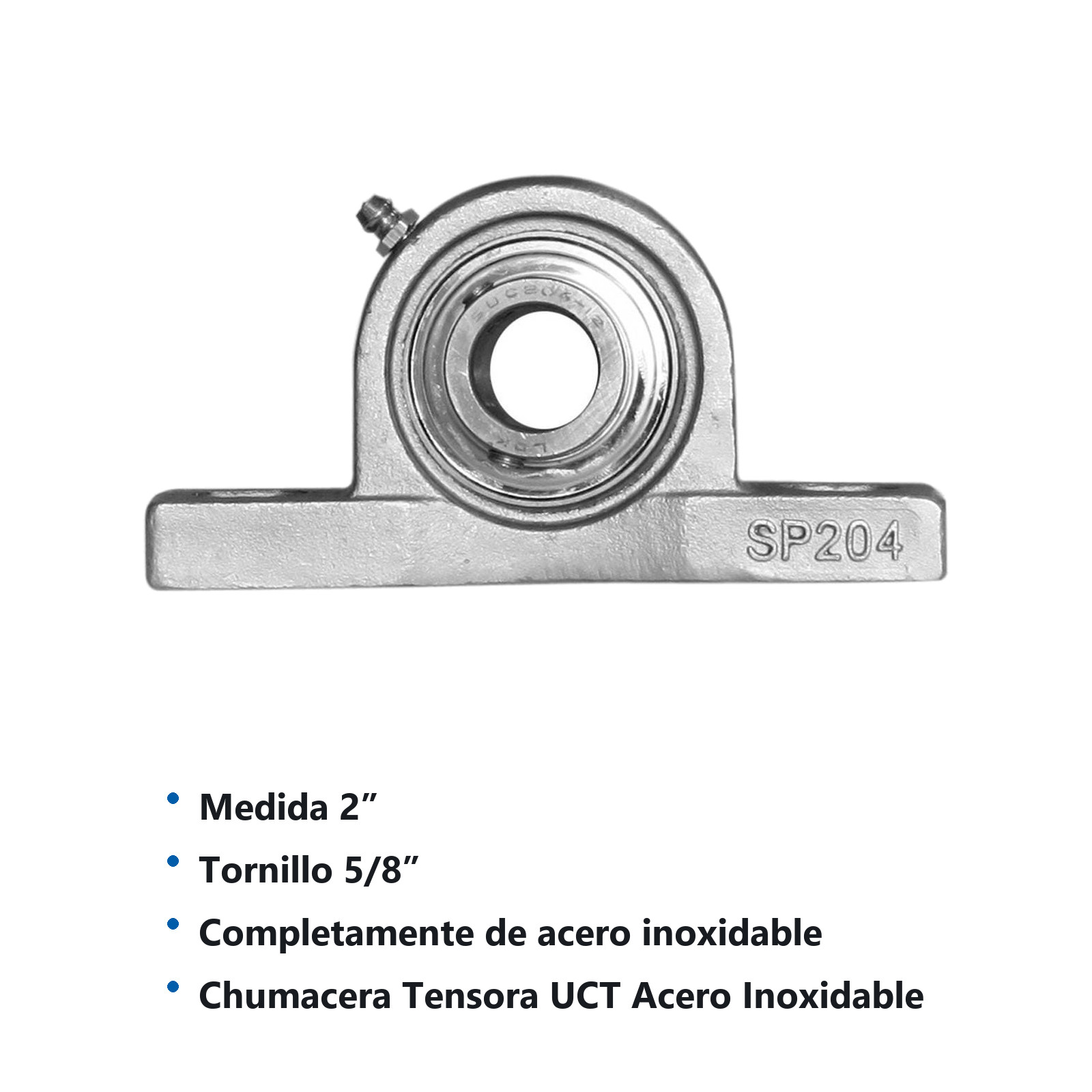 TENSOR CHUMACERA  4T.   UCT211-32 2" INOX. - Imagen 2