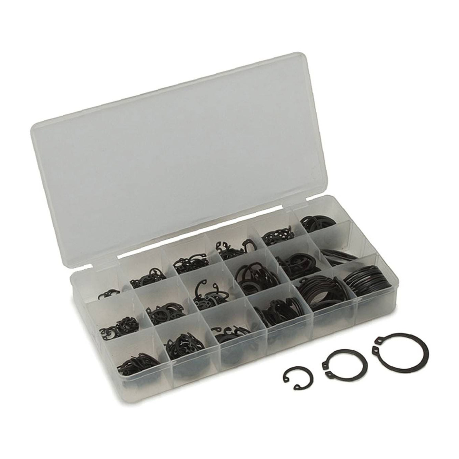 Juego de Anillos de Retención 300 Piezas Exterior e Interior Weston