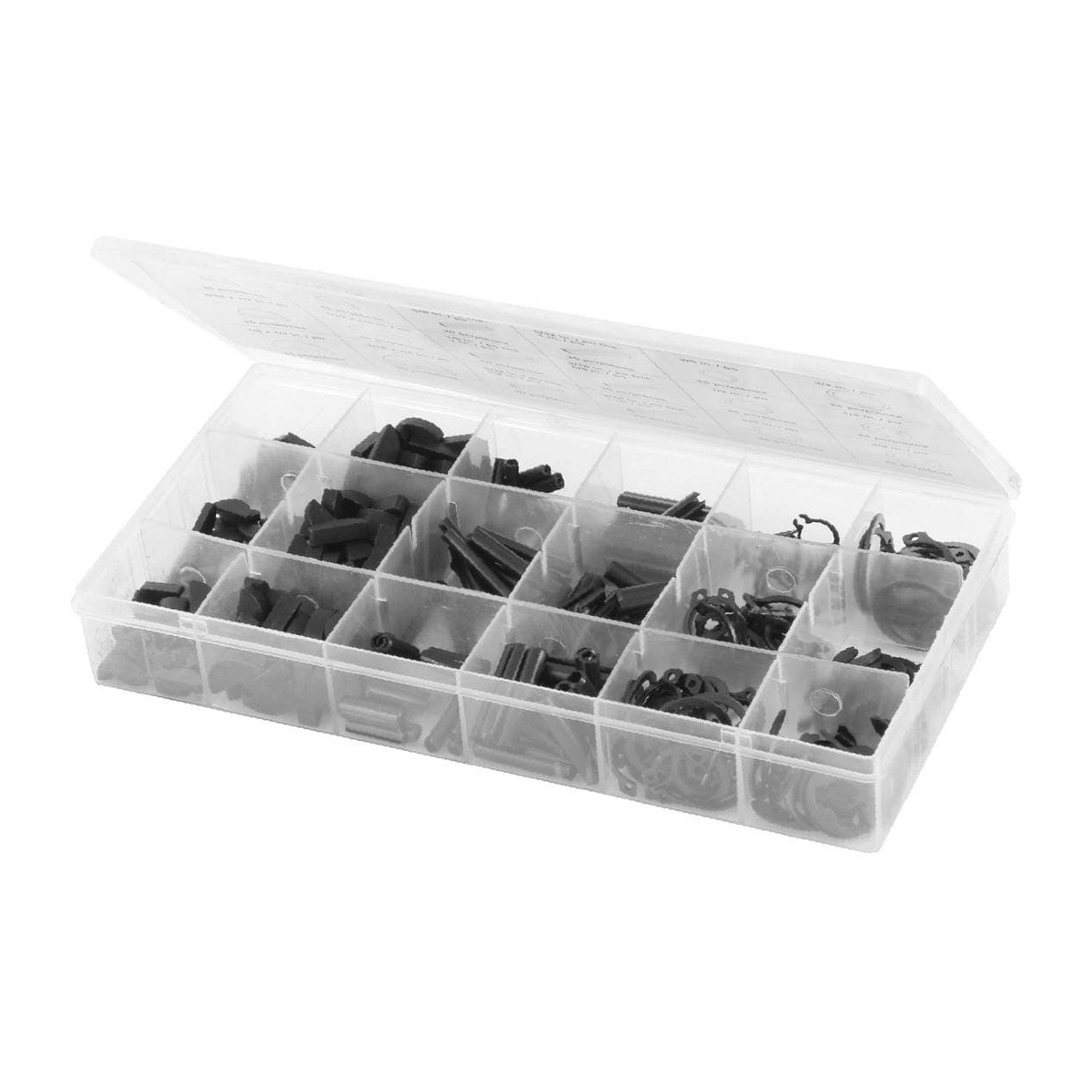 Juego Surtido para Taller 460 Piezas con Cuñas, Pernos, Anillos de Retención y Clips WESTON