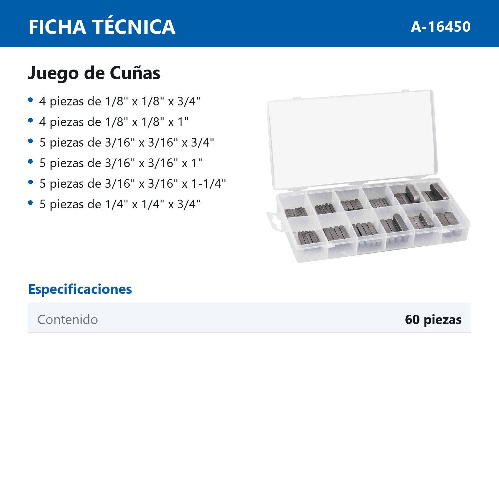 JGO DE CUÑAS 60 PZAS - Imagen 2
