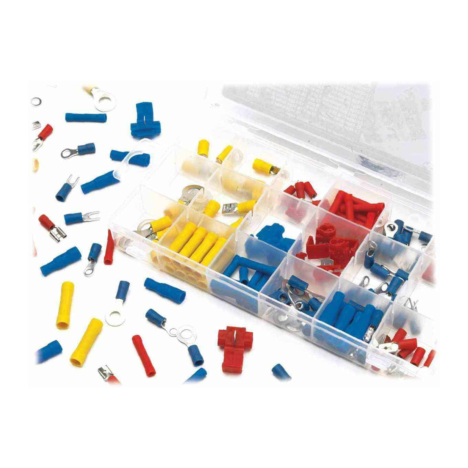 Juego de Terminales Eléctricas 160 Piezas WESTON (Anillos, Conectores y Desconectores)