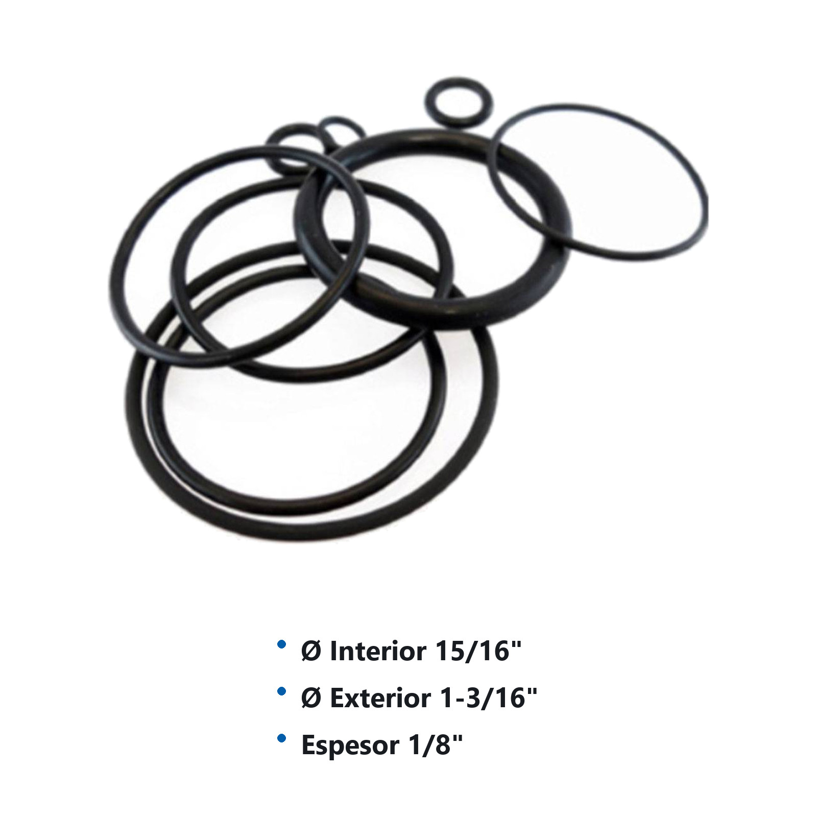 O RING 15/16 X 1-3/16 X 1/8  (Precio x Empaque c/200 pzas) - Imagen 2